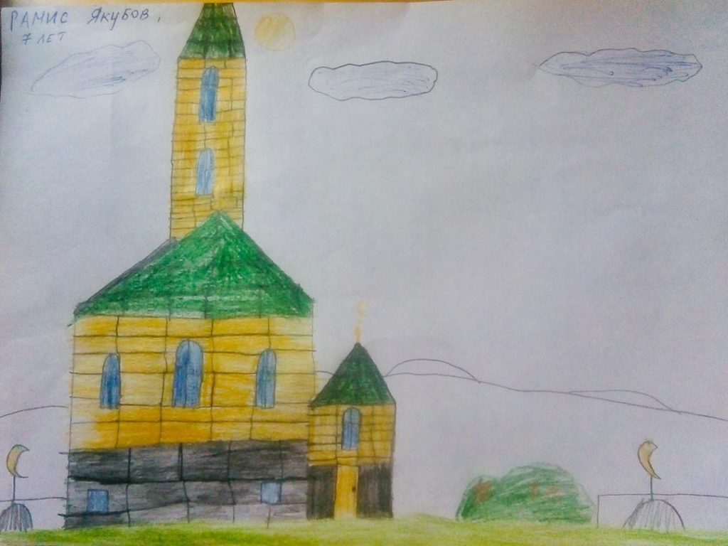 Конкурс рисунка "Моя любимая мечеть"